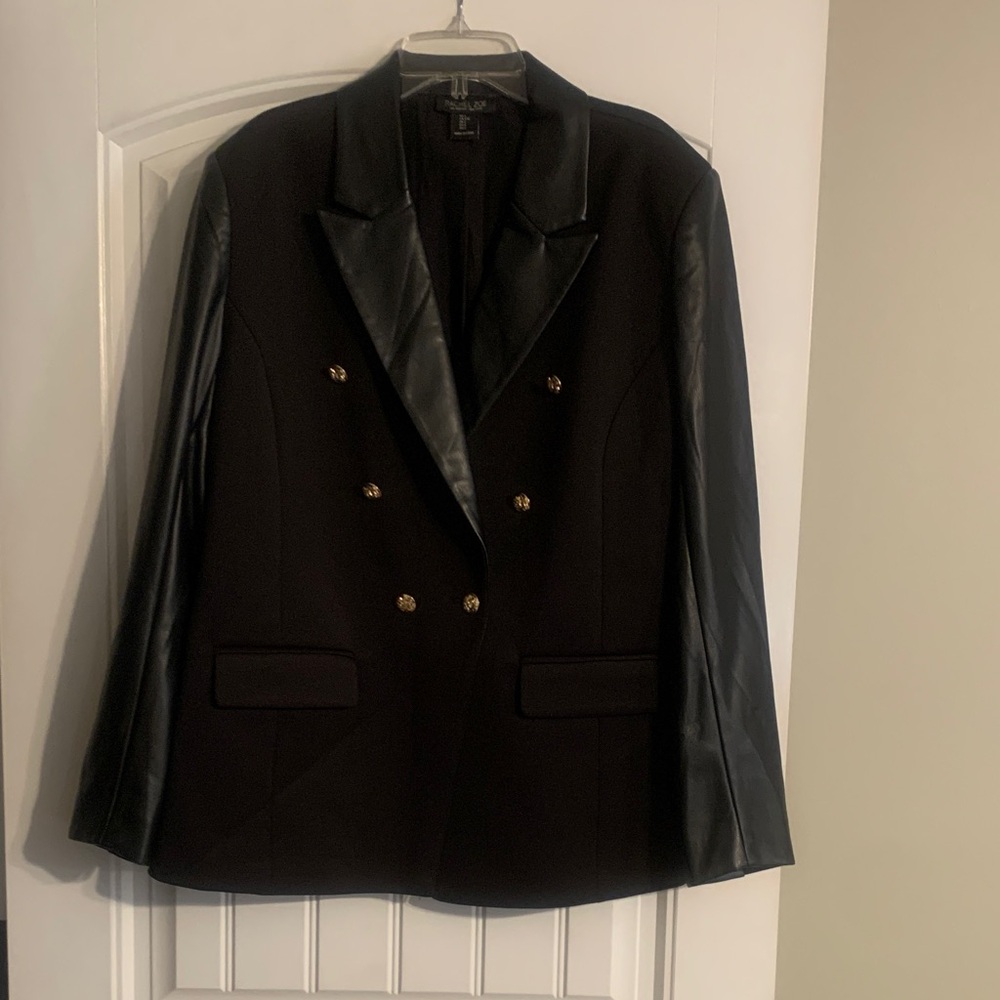 Black Double-Breasted Blazer